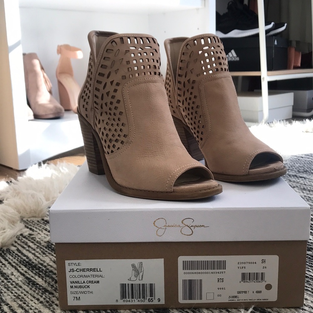 Tan Booties For Spring, Summer, Fall - image 1